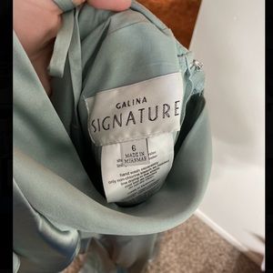 Sage green bridesmaids dress